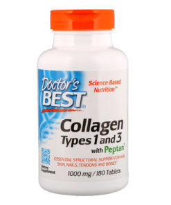 Doctors Best Collagen Types 1 and 3 1000 mg Tablet for skin
