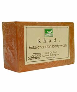 Khadi Mauri Herbal Haldi Chandan Soap Pack of 2 for skin