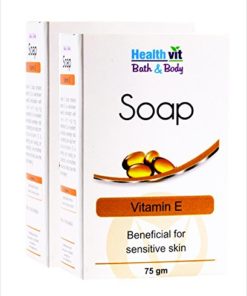 HealthVit Bath & Body Vitamin E Soap Pack of 2 for skin