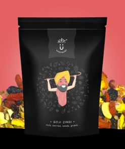 Unsnack Goji Zing with Nuts, Berries, Seeds and Grams Pack of 10
