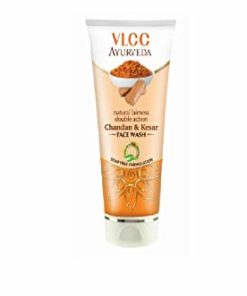 VLCC Ayurveda Natural Fairness Double Action Chandan & Kesar Face Wash Pack of 2 for skin