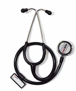 Healthgenie HG 401B Aluminium Dual Stethoscope Black