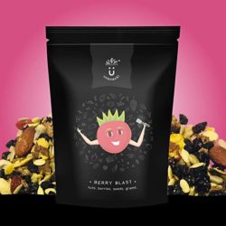 Unsnack Berry Blast with Nuts, Berries, Seeds and Grams Pack of 10
