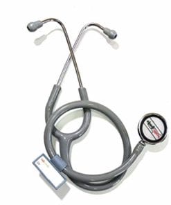 Healthgenie HG 404G Aluminium Double Stethoscope Grey