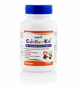 HealthVit CalvitanKID Kid’s Calcium with Vitamin D3 Pack of 2