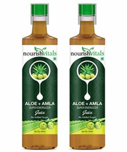 NourishVitals Aloe Vera with Amla Super Energizer Juice Pack of 2