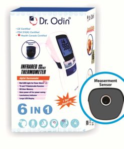Dr Odin Multi Function Non Contact Infrared Thermometer with LED Backlit, Fever Alarm & Memory Function