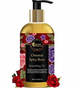 Oriental Botanics Bath & Body Oil with Oriental Spicy Rose for skin