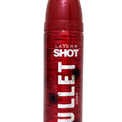 LAYER SHOT Bullet Red Deodorant Spray - For Men & Wom...
