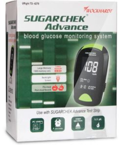 Sugarchek Glucometer with 15 Test Strips