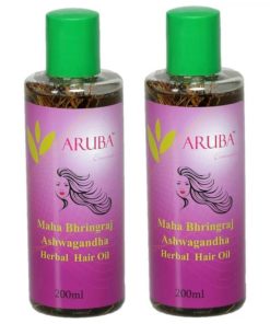 Aruba Essentials Maha Bhringraj Ashwagandha Herbal Hair Oil Pack of 2