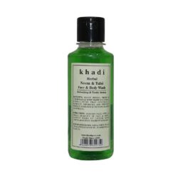 Khadi Pure Herbal Neem & Tulsi Face and Body Wash for skin