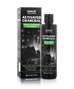 HealthVit Activated Charcoal Deep Cleansing Shampoo