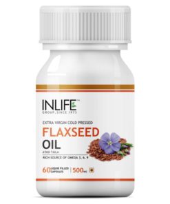 Inlife Flaxseed Oil Vegetarian Capsule