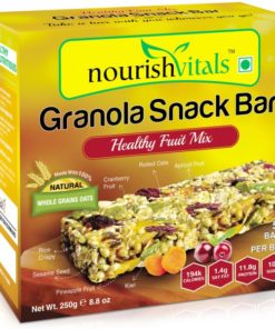 NourishVitals Granola Snack Bar with Healthy Fruit Mix