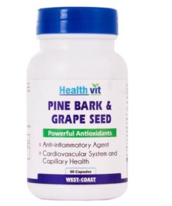 HealthVit Pine Bark & Grape Seed Capsule