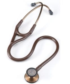 3M Littmann Classic III Stethoscope, Copper Finish Chestpiece, Chocolate Tube, 27 inch, 5809