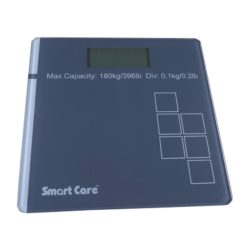 Smart Care Digital Weighing Scale SCS 210 Glass Top Black