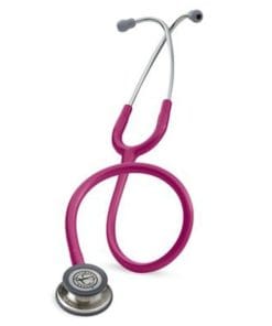 3M Littmann Classic III Stethoscope, Raspberry Tube, 27 inch, 5626