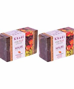 Khadi Mauri Herbal Mix Fruit Soap Pack of 2 for skin