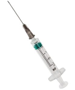 BD Emerald 2ml Syringe with 22G Needle