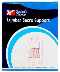 DOCTORS CHOICE Lumber Sacro Support Large