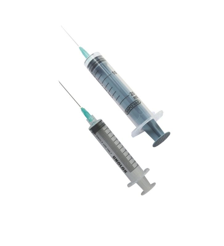 30 Pack 1ml Syringe with Needle 26 Guage 1 Inch Sharp Needle Disposable  Individual Sterilized Package (1ml 30PCS)