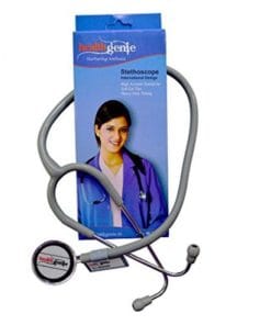 Healthgenie HG 203G Doctors Dual Stethoscope Grey