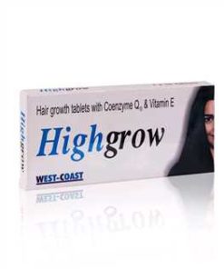 Highgrow For Hair growth Tablets with Coenzyme Q10 & Vitamin E