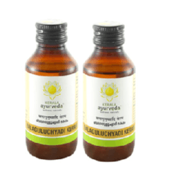 KERALA AYURVEDA Balaguluchyadi Keram Pack of 2 liquid