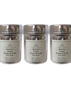 Khadi Pure Herbal Neem & Tulsi Face Pack for skin