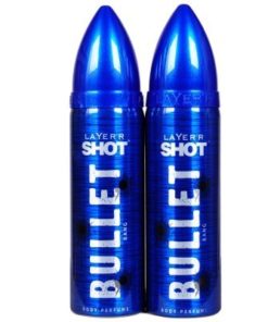 LAYER SHOT Bullet Bang Deodorant Spray - For Men