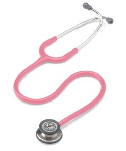3M Littmann Classic III Stethoscope, Pearl Pink Tube, 27 inch, 5633