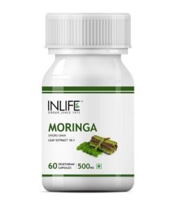 Inlife Moringa Leaf Extract 500mg Capsule for skin