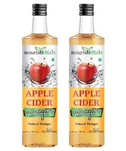 NourishVitals Apple Cider Natural Vinegar Pack of 2