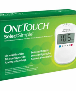 OneTouch Combo Pack of Select Simple Glucometer with 70 Free Test Strips