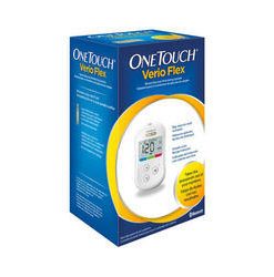 OneTouch Verio Flex Glucometer (Box of 10 Test strips Free)
