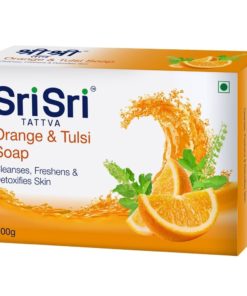 SRI SRI TATTVA Orange & Tulsi Soap Pack of 4