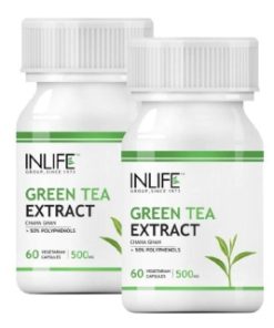 Inlife Green Tea Extract 500mg Capsule