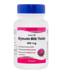 HealthVit Silymarin Milk Thistle 400mg Capsule