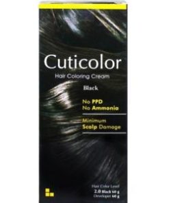 Cuticolor Hair Coloring Cream Black-ZYDUS CADILA