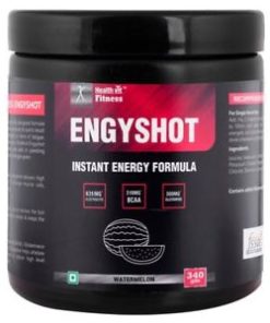 HealthVit Fitness Engyshot Instant Energy Formula Powder Watermelon