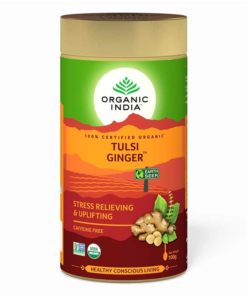 ORGANIC INDIA Tulsi Ginger Tea Tin
