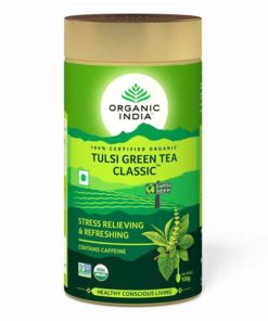 ORGANIC INDIA Tulsi Green Tea Tin Classic
