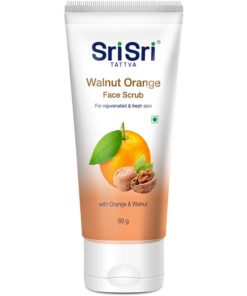 SRI SRI TATTVA Walnut Orange Face Scrub Pack of 2