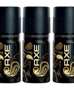 AXE Dark Temptation Deodorant Spray   For Men (450 ml, Pack of 3) Body Spray   For Men