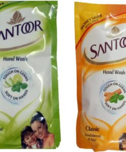 SANTOOR FRESH SWEET LIME PEEL & TULSI HANDWASH 180 ML+ ...