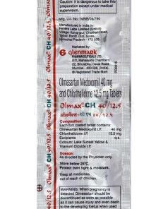 Olmax CH 40 mg/6.25 mg Tablet_GLENMARK PHARMA