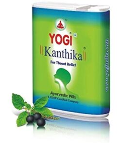 Yogi Kanthika Throat Relief Ayurvedic Pills