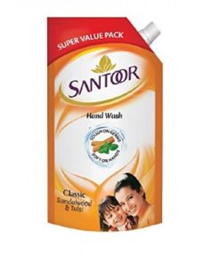 SANTOOR Sandalwood & Tulsi Hand wash Get One By One